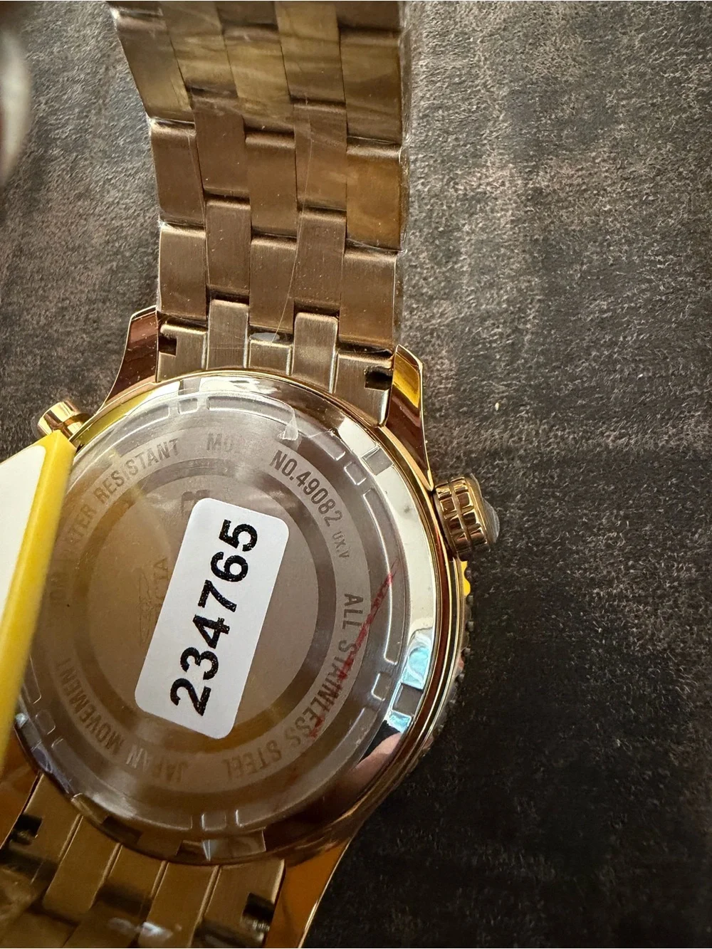 Invicta Aviator Vorticity 49082 Men’s Gold-Tone Chronograph Watch 49.5mm